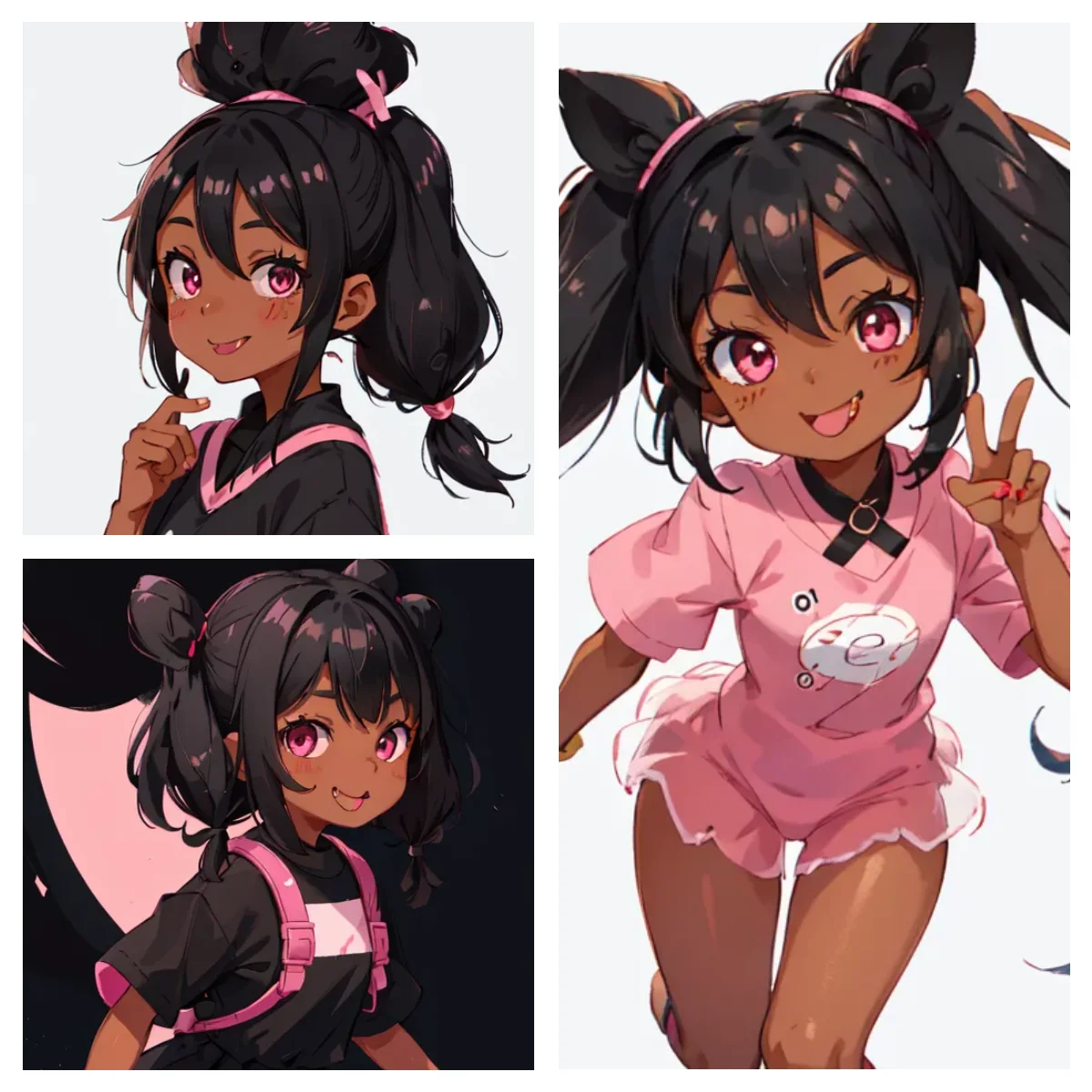 Kawaii black girl